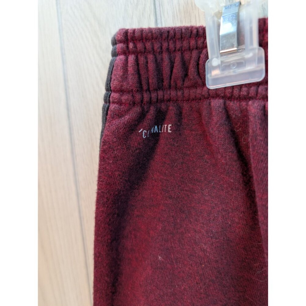 Adidas Pants Mens XL Red Track Warm Up Zip Jogger Drawstring Sweatpants Gym Run - Picture 7 of 10